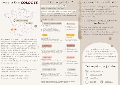 COLOC55 La Colocation Senior, Maison de Retraite à La Mothe-Saint-Héray